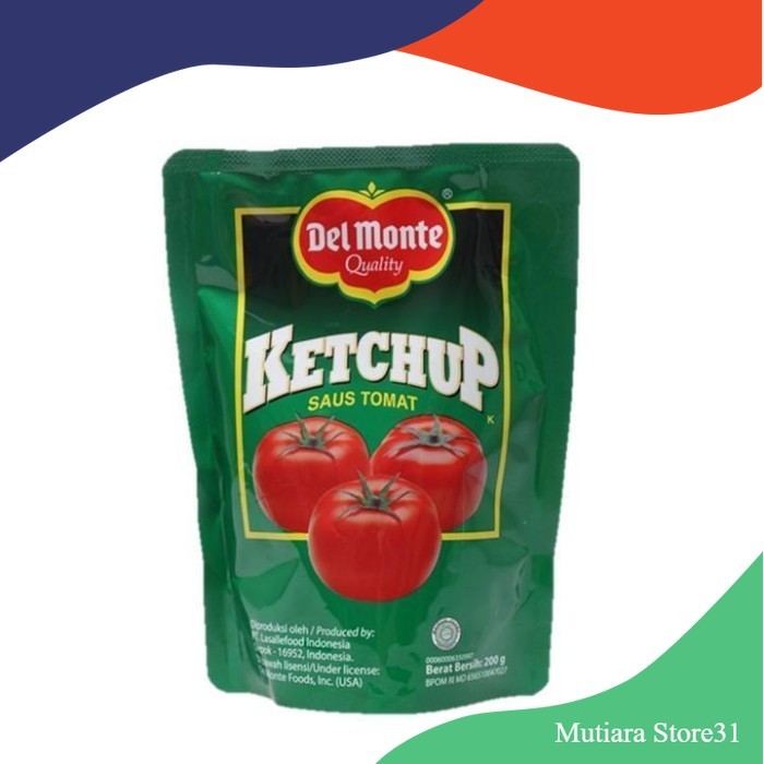 

Delmonte Saus Tomat Pouch 200g dan Delmonte Saus Extra Hot Chilli Pouch 200g / saos sauce ketchup - TOMAT/KETCHUP
