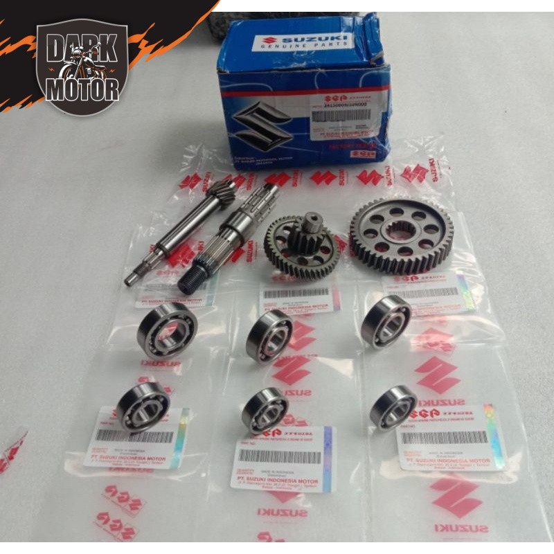 Paket Gigi Rasio Plus Bearing Suzuki Nex Karbu Suzuki Nex Fi