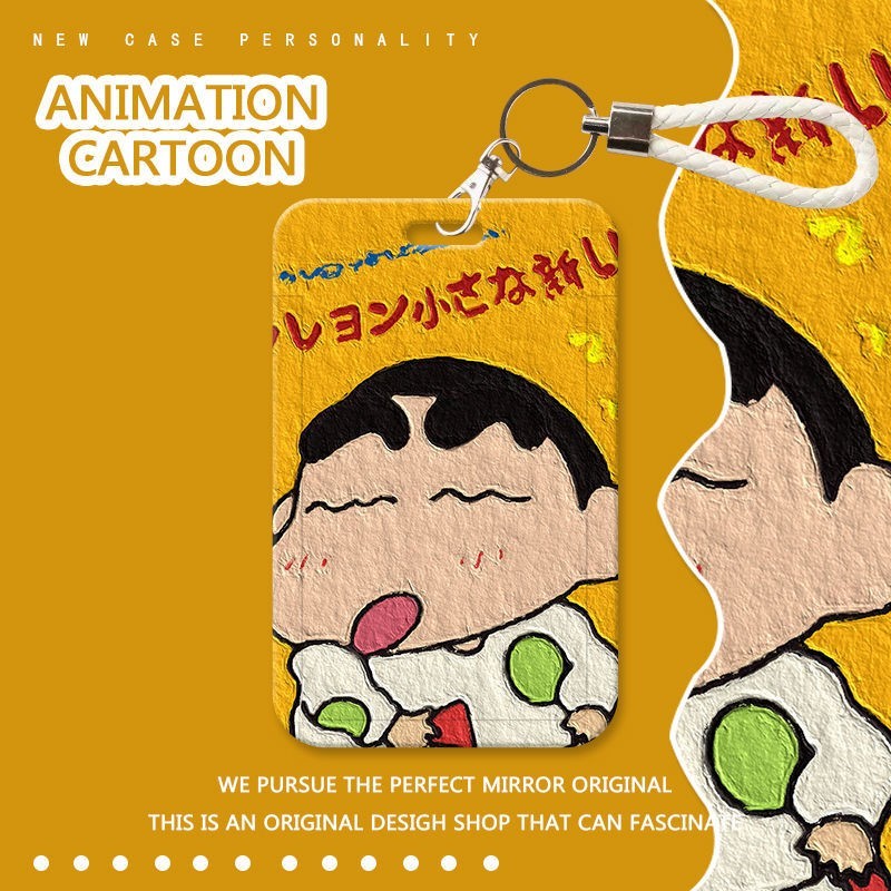 

ID CARD HOLDER, Tempat Kartu Crayon Shin-chan, Cocok untuk Kantor/Sekolah, Penutup Pelindung Kartu Pelajar, Penutup Pelindung Kartu Akses, Tempat Kartu Anime Kawaii.