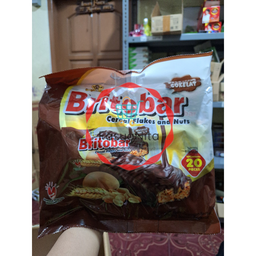 

BRITOBAR Cereal Flakes and Nuts Isi 20 pcs - Fasyanita Denpasar