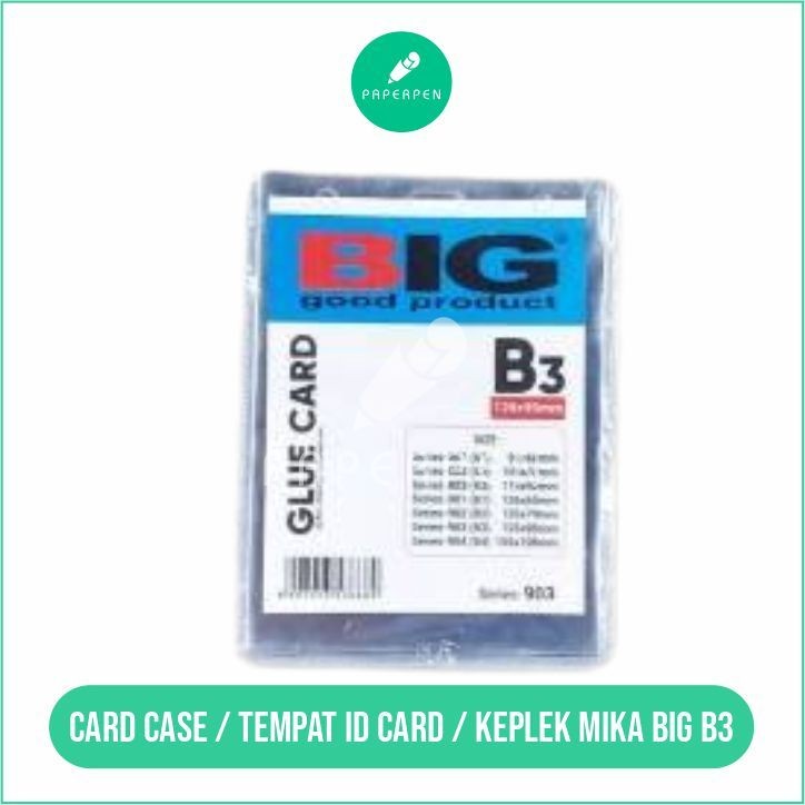

(PRO_ATK) Card Case / Tempat Id Card / Keplek Mika Big B3
