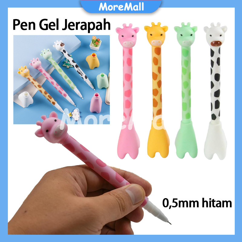 

Gel Pen Jerapah / Pulpen Gel 0.5mm / Pulpen Tulis Motif Jerapah