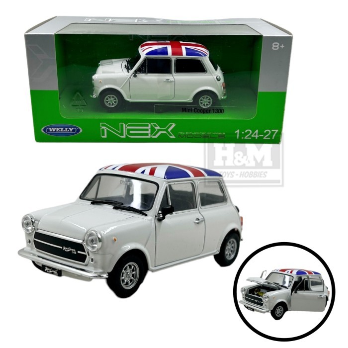 Welly NEX 1:24 Mini Cooper 1300 UK Flag