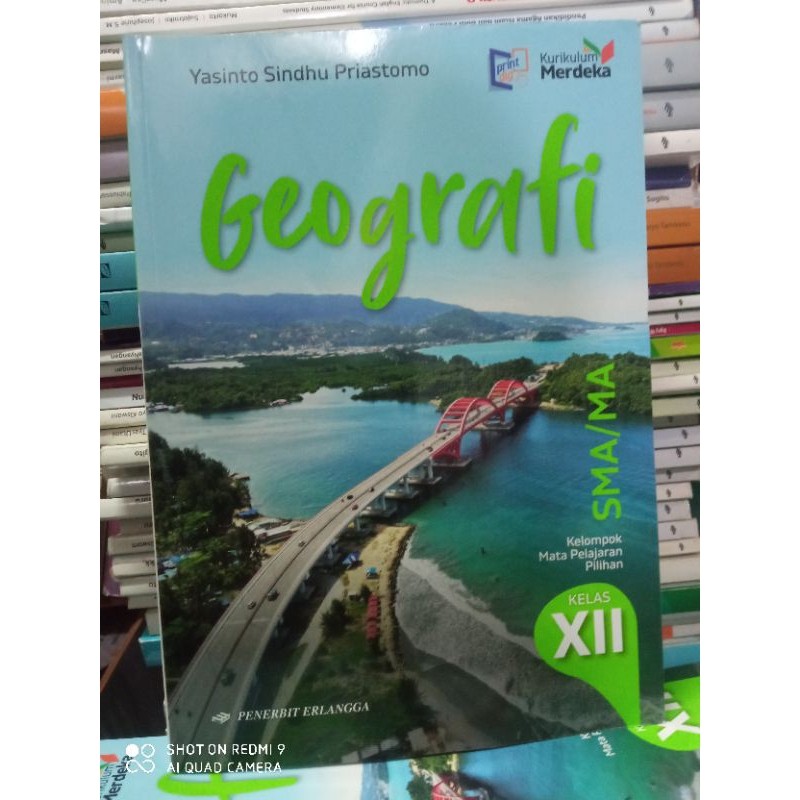 BUKU GEOGRAFI UNTUK SMA KELAS 12 ERLANGGA ORIGINAL