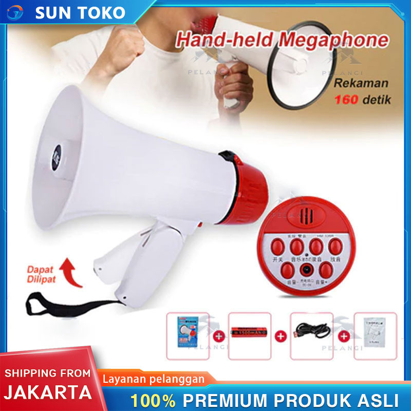 COD TOA MEGAPHONE SEDANG FLECO MULTIFUNGSI FLECO HW-8R TERMURAH / TOA PENGERAS SUARA HW-8R ORIGINAL