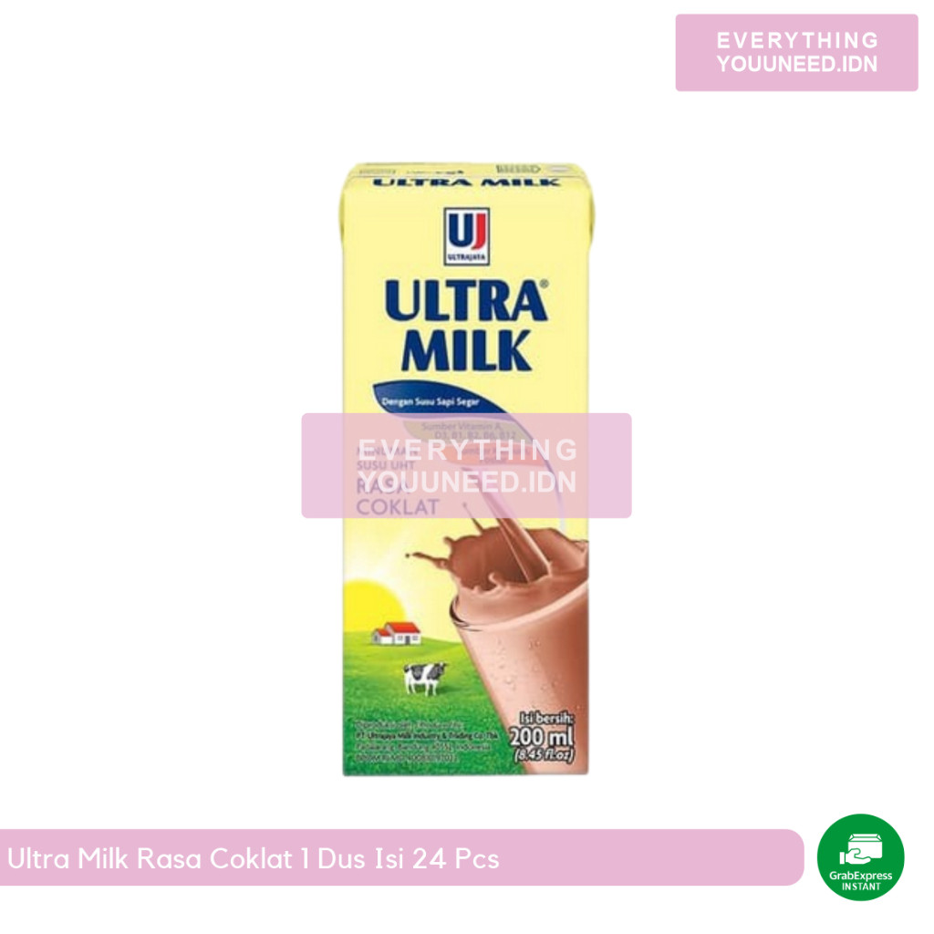 

Susu UHT Ultra Milk Coklat 200ml 1 Dus Isi 24 Pcs