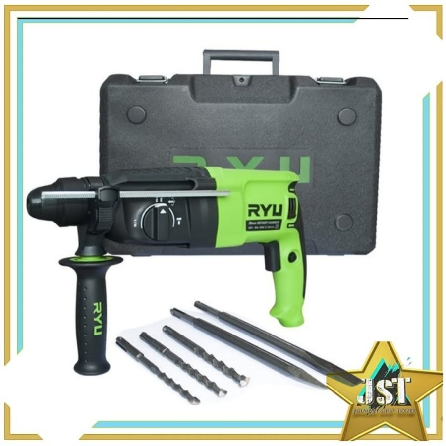 TEKIRO RYU MESIN BOR BETON BOBOK RYU RRH 26 SDS PLUS/ROTARY HAMMER
