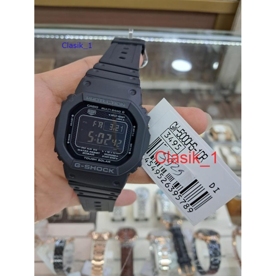 Original 100% Casio G-SHOCK GW-5000HS-1DR Jam Tangan Pria Digital GSHOCK GW-5000HS-1 GW5000HS Solar 