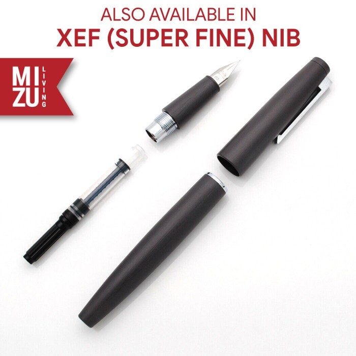 

best -JINHAO 80 FIBER Fountain Pen Inspired By L2K Calligraphy Nib Pen - BLACK SC, XEF 0.3