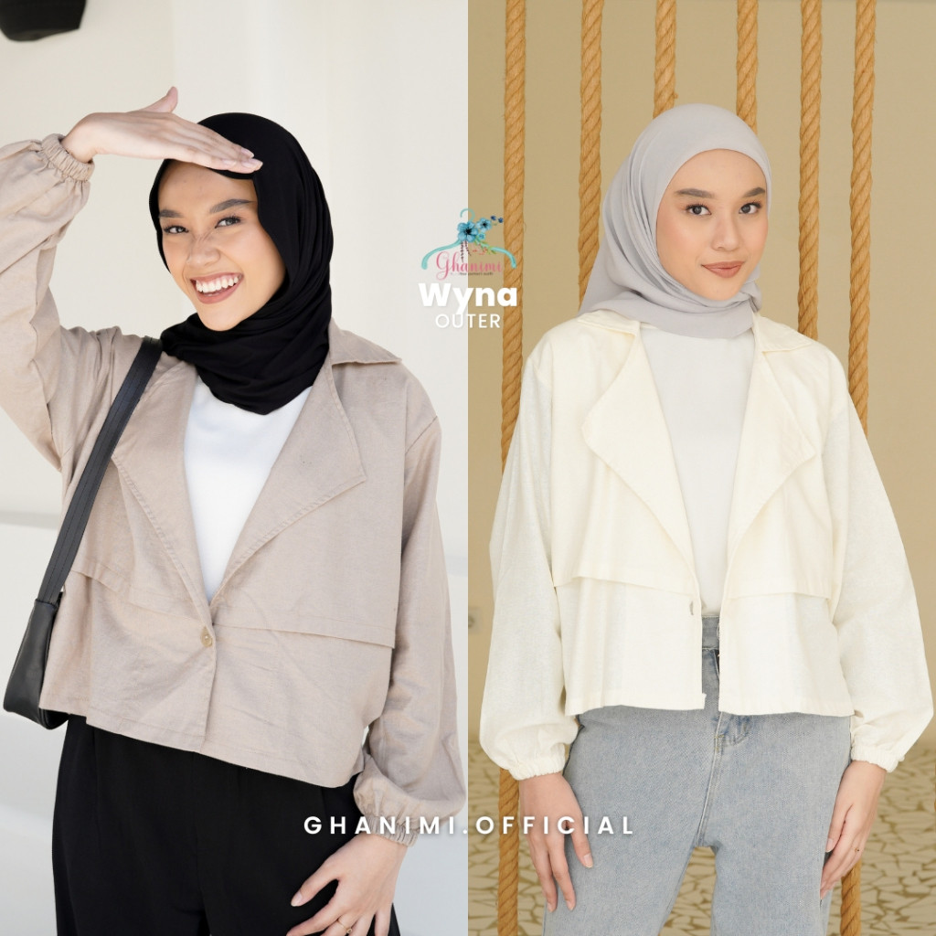 Ghanimi - Wyna Outer / Outer Wanita / Outer Polos / Outer Korean Style PROMO