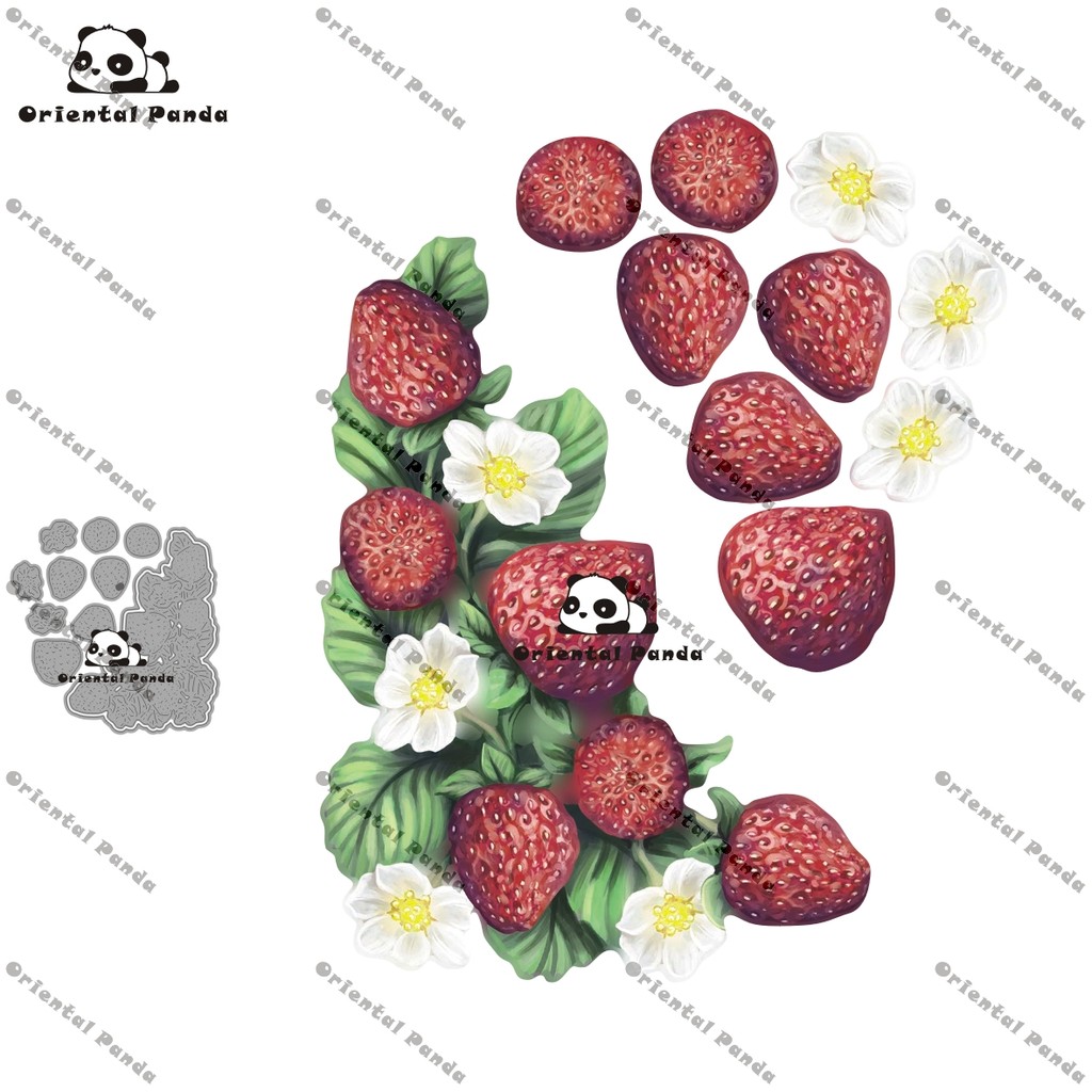 

New Dies 2020 Camper Van Metal Strawberry cluster Dies diy Dies photo album cutting die Scg new Die for 2021 craft fall fruit