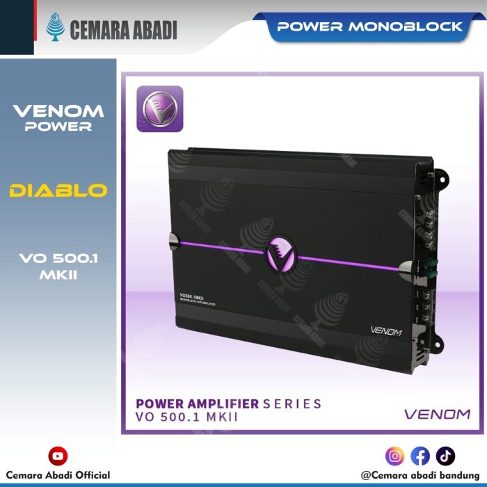 Venom | Power Monoblock Venom Diablo VO 500.1 MKII