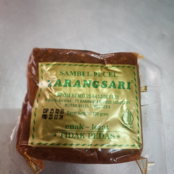 

bumbu pecel karangsari 200 gr tidak pedas