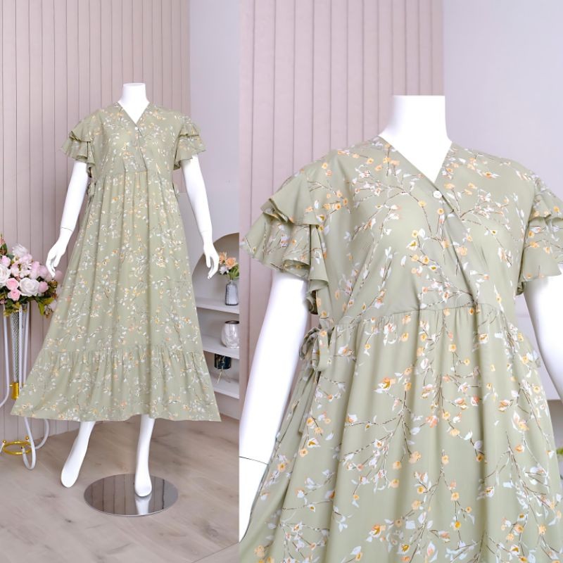 Gisella Homedress | By.dwinifa Daster Rayon Premium Panjang Semata kaki, daster remaja, daster jumbo