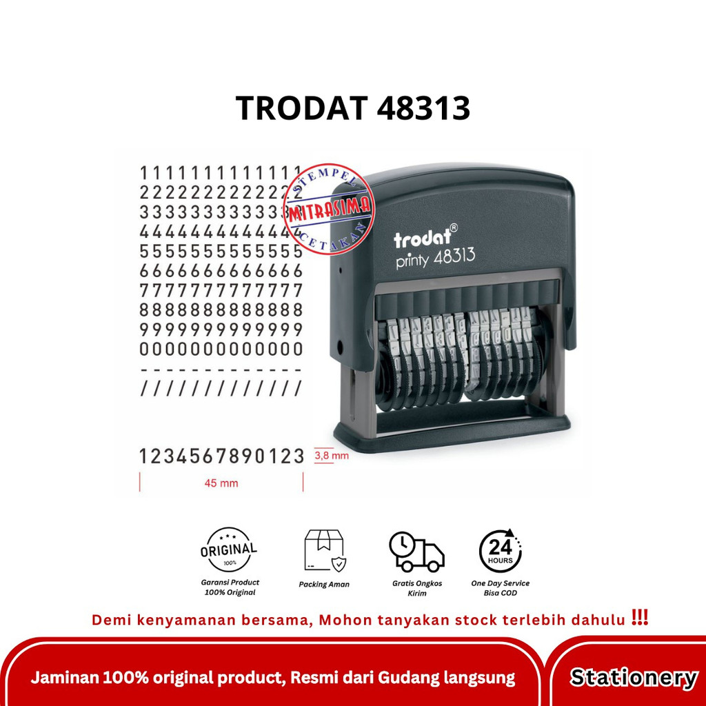 

TRODAT PRINTY 48313 13 DIGIT