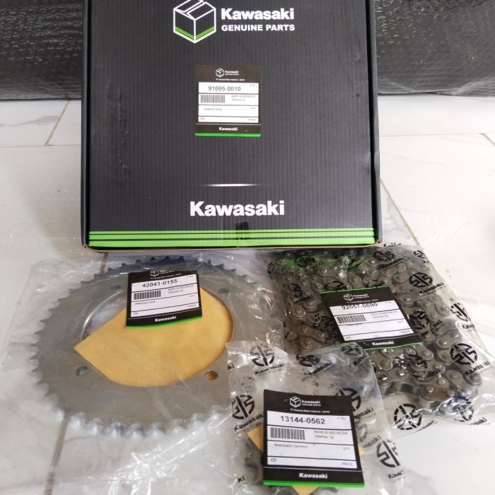 GEAR SET KAWASAKI KLX 150 SL BF DETRECKER ORI SUNSTAR