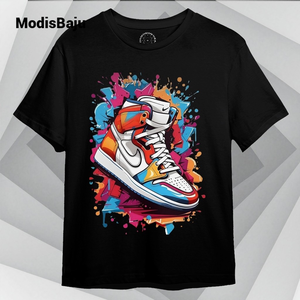 ModisBaju - Kaos Distro Premium Original 3D Colored Air Jordan