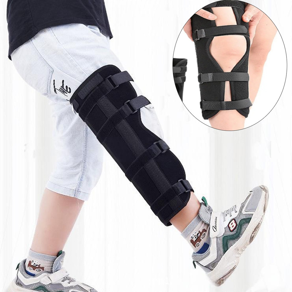 1 PC Penyangga Lutut Berengsel yang Dapat Disesuaikan Pemulihan Operasi Penyangga Lutut Penyangga Lu