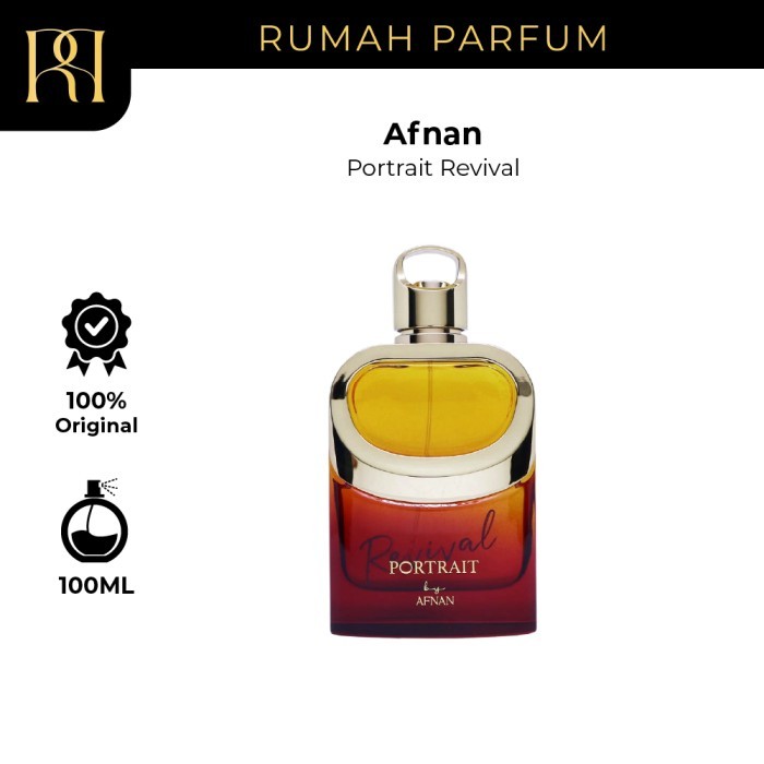 Parfum Pria Wanita Afnan Portrait Revival Extrait de Parfum 100 ML