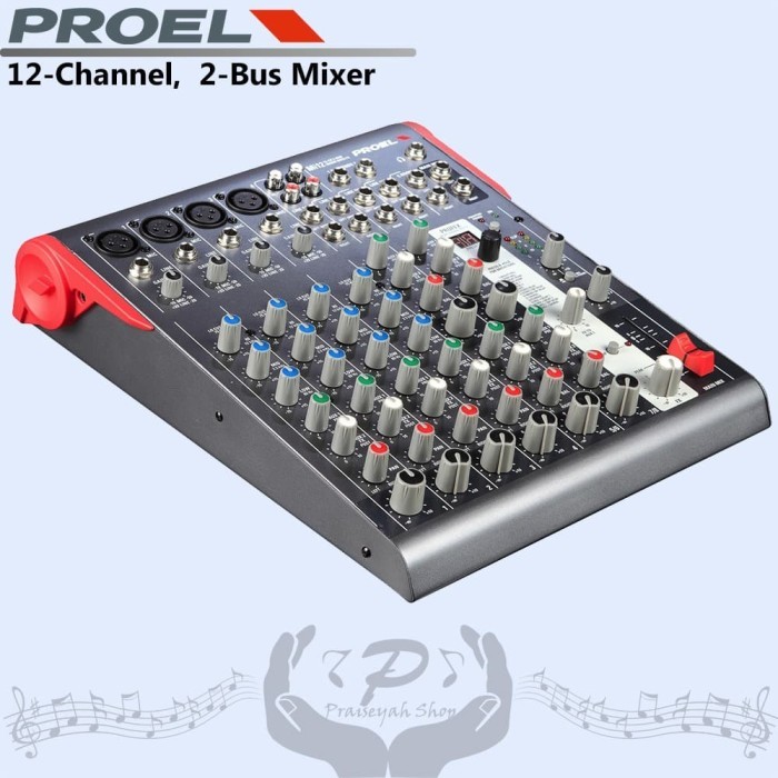 SGA3 Proel Mixer 12 Channel MI12 12Channel 2 Bus Phantom Power