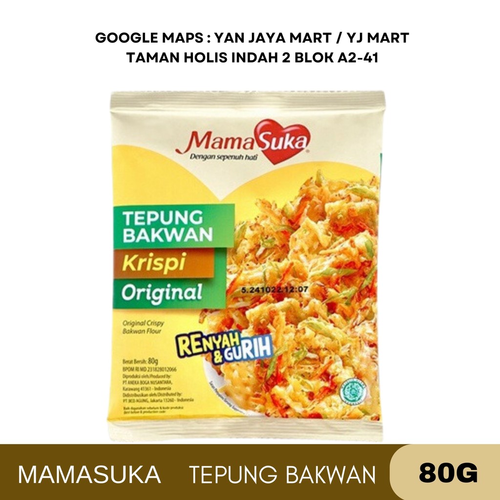 

Mamasuka Tepung Bakwan Krispi Original 80g / 225g