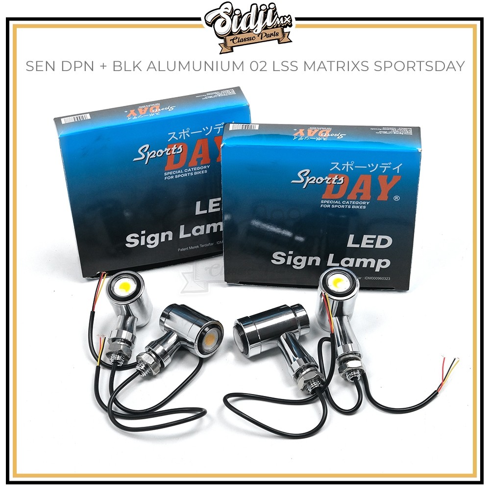 TINBACKSHOP Sein Sen Reteng Palu Besi Full Chome Model Stainless LED CB GL Megapro TIrev Max Pro