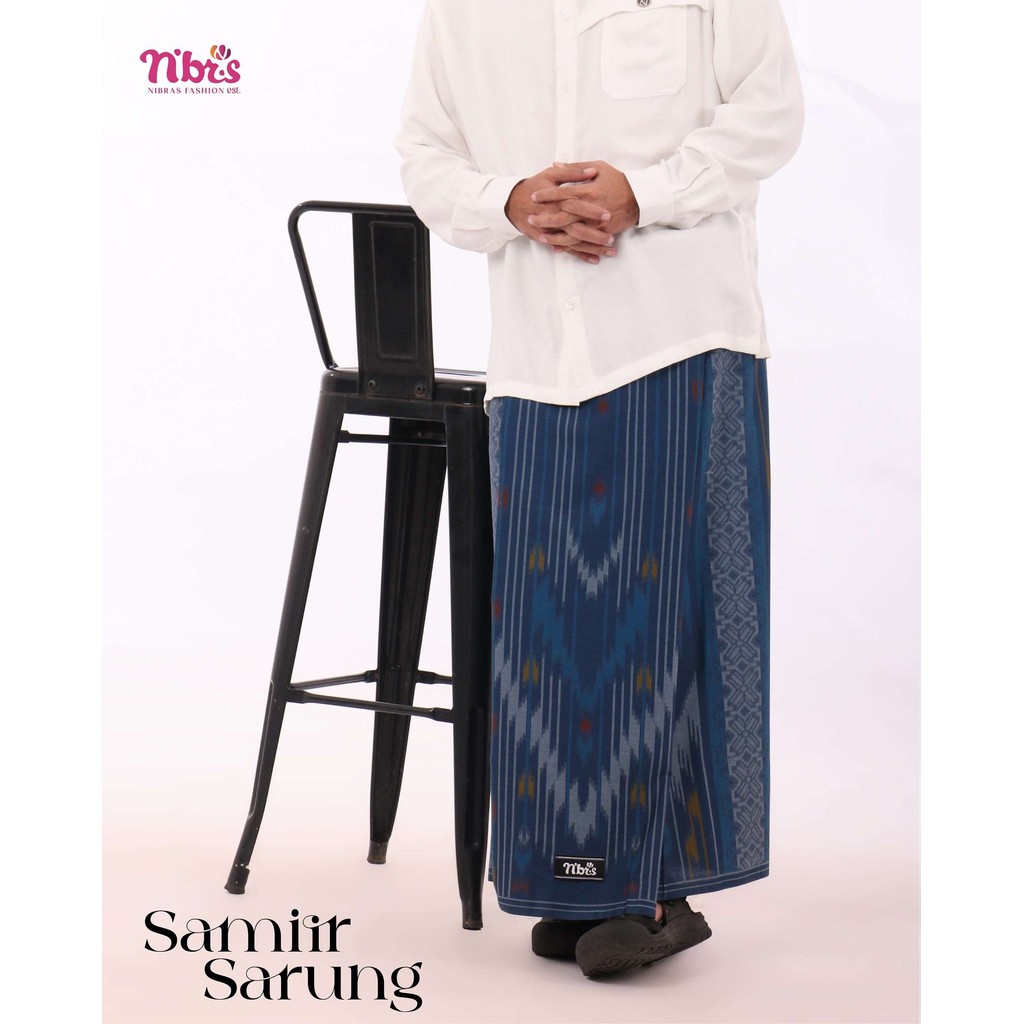 Sarung Premium Pria Motif Samiir Sarung Bahan Rayon By Nibras