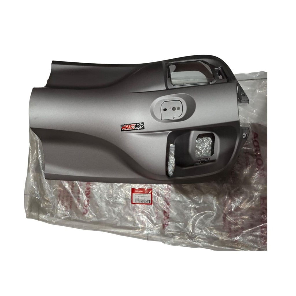 81141-K2F-N10ZF LEGSHIELD TENGAH BAWAH COVER INNER UPPER DASBOR KUNCI KONTAK WARNA SILVER SCOOPY 202