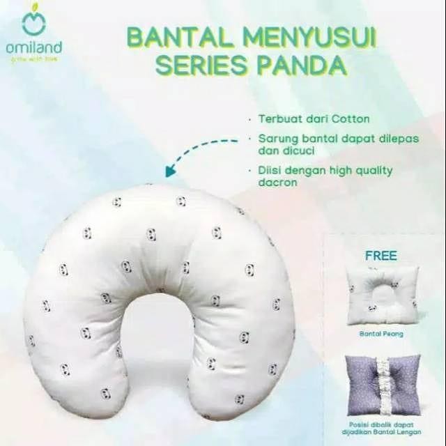 promo  -Bantal Menyusui Chevron Series & Omiland Panda Series Nursing Pillow// BANSUI FLOWER// BM FL