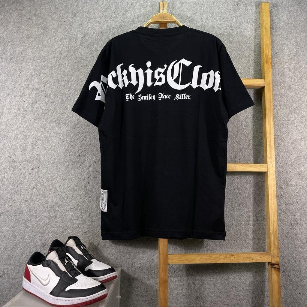 KAOS TSHIRT RICKY IS CLOWN BIG BACK BLACK