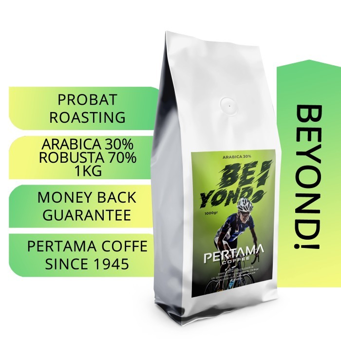 

PERTAMA COFFEE | Kopi BEYOND! 1000gr 30% Arabica - 70% Robusta - biji ke bubuk