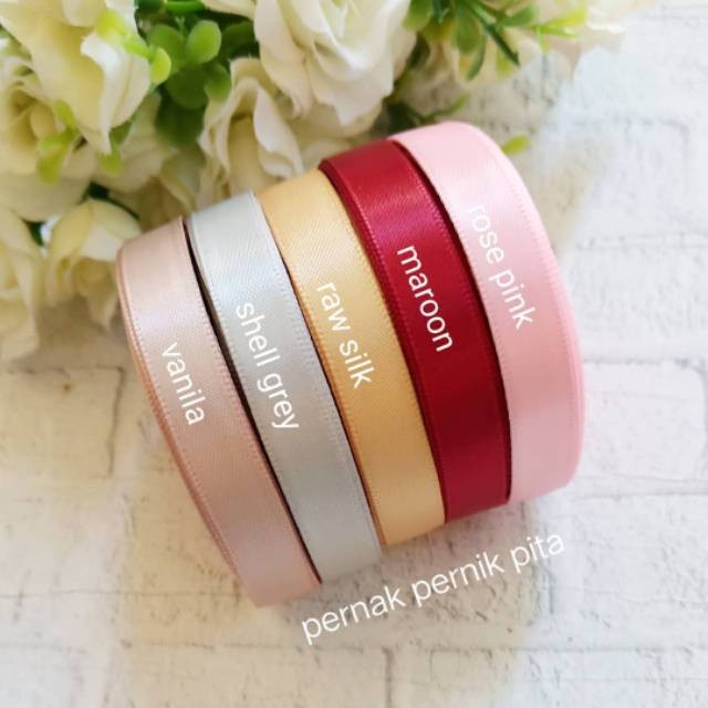 

90CM - PITA SATIN 3/8" (9MM) POLOS DOUBLE SIDE IMPORT