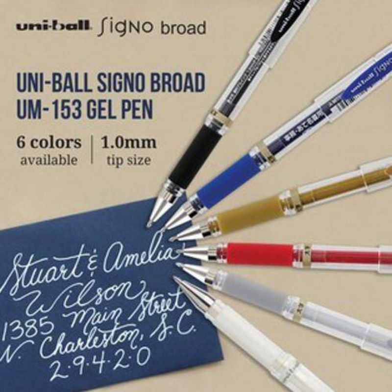 

Uniball Signo UM-153 1.0mm Gel Pigmen (1Pak/12Pcs) CV4