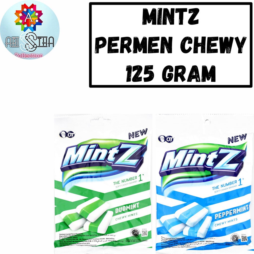 

Mintz Permen Chewy Mint Kemasan 125 Gram