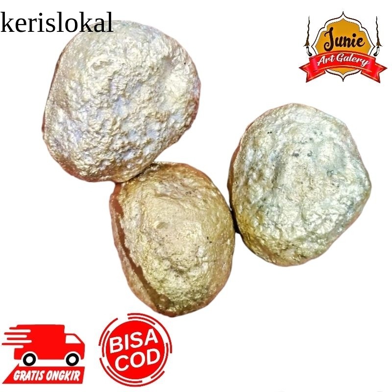 EMAS BONGKAHAN REPLIKA MIRIP ASLI BAHAN KUNINGAN KL16