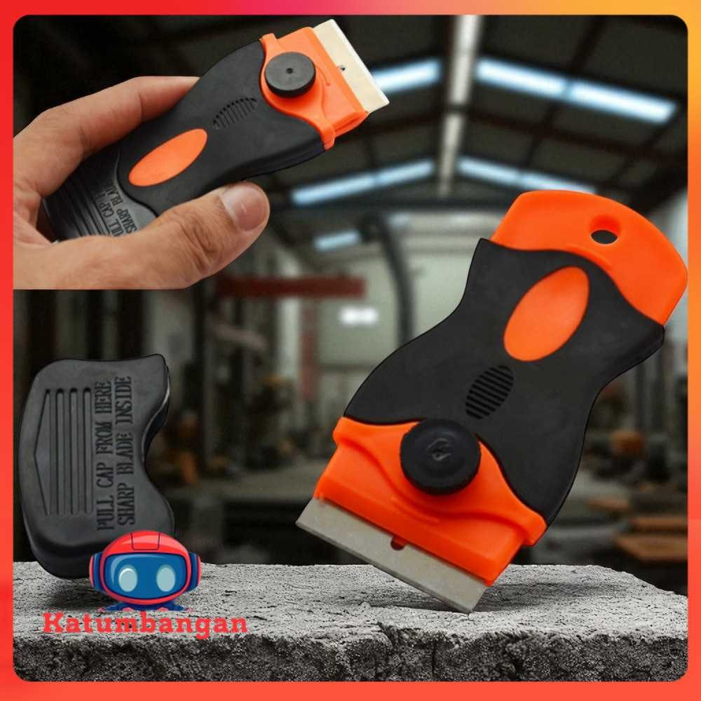 

Pisau Pengupas Stiker Serbaguna Scraper Knife for Car Sticker - QD-0485
