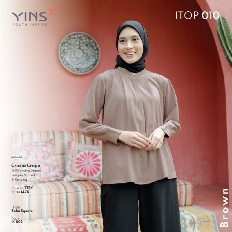 Nibras - Atasan Blouse Simple Warna Soft