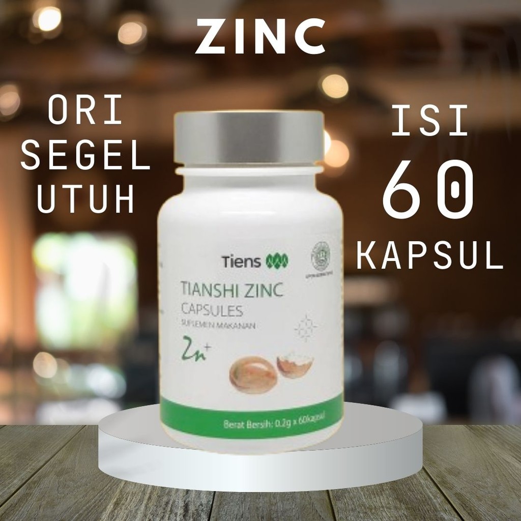 Tianshi Tiens Zinc Capsules Original/Penambah Nafsu Makan Herbal/Penggemuk Badan/Super Protein/Super