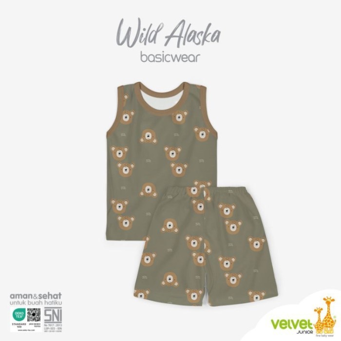 ✨LARIS✨ -Setelan Kutung Velvet SML XL XXL Baju Tidur Piyama Velvet Junior - Tiger Yellow, S