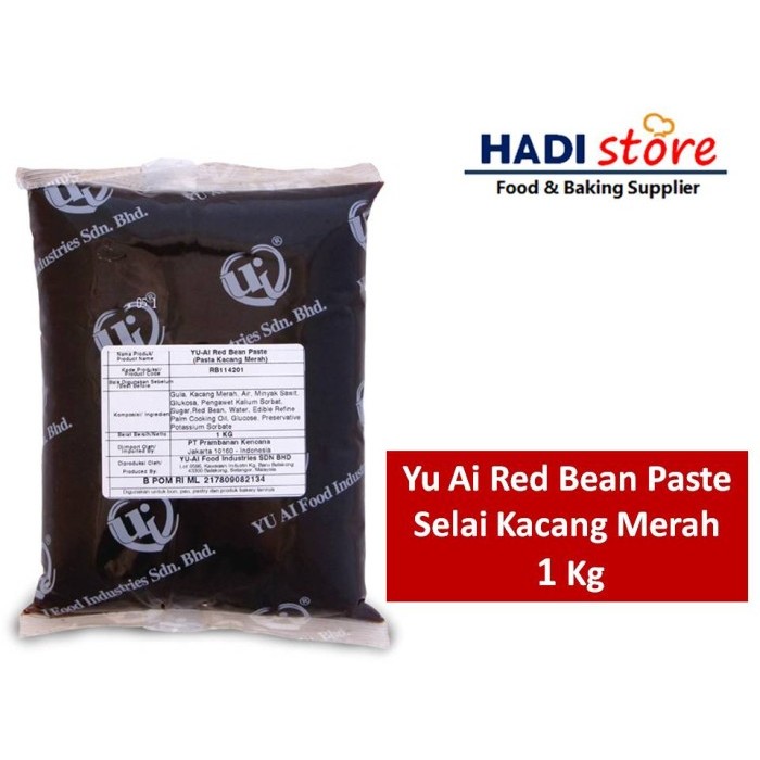 

[Terbaru] YU AI RED BEAN PASTE / PASTA SELAI KACANG MERAH - 1 KG