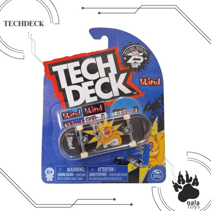 "D.LTA" -  TERLARIS Tech Deck Fingerboard 98mm skateboard Primitive Blind Finesse DGK - Blind