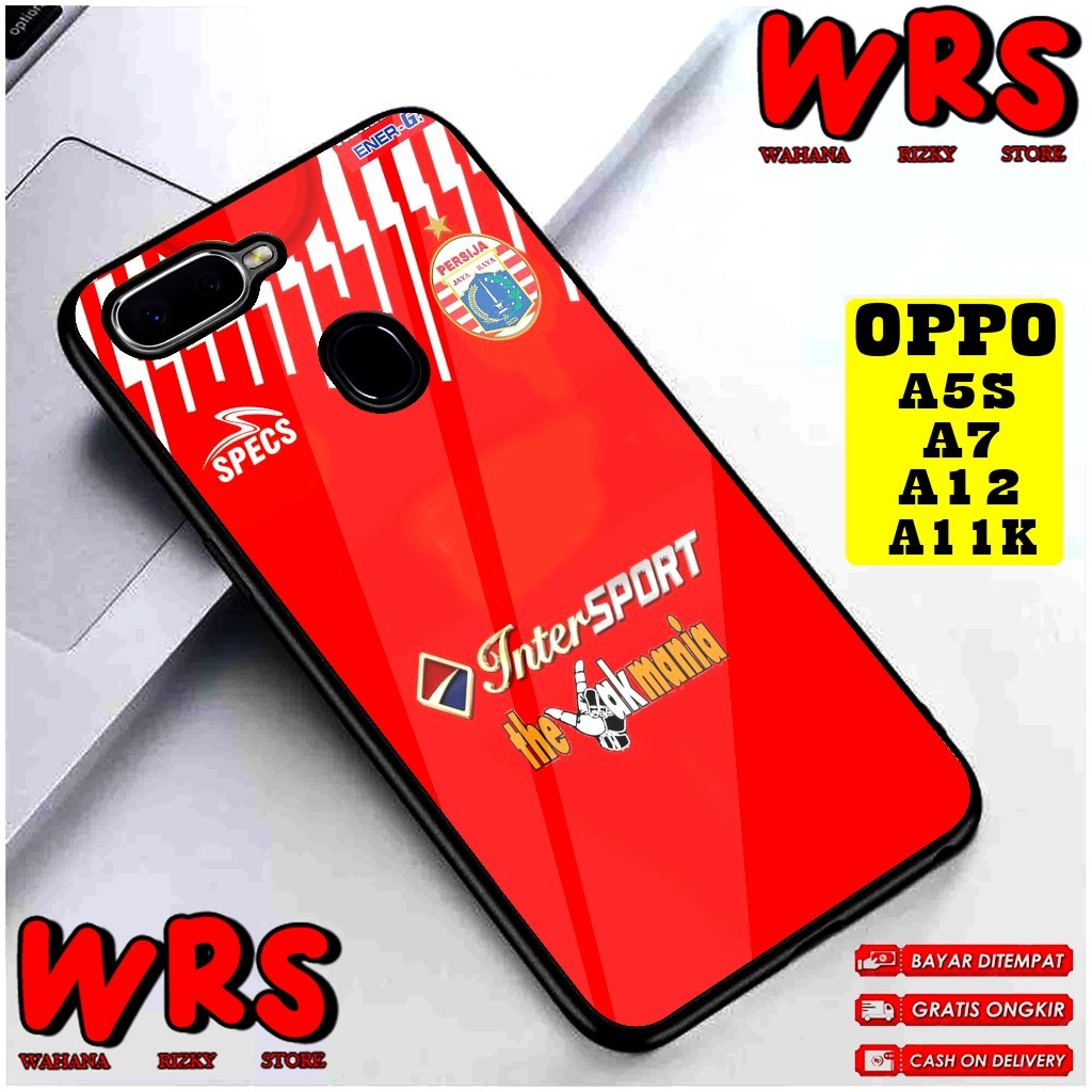 Skin Case  OPPO A3S A1K A5S A7 A11K A12 A5 A9 2020 Motif CLUB BOLA PERSIJA Case Karakter,Anime,Abstr