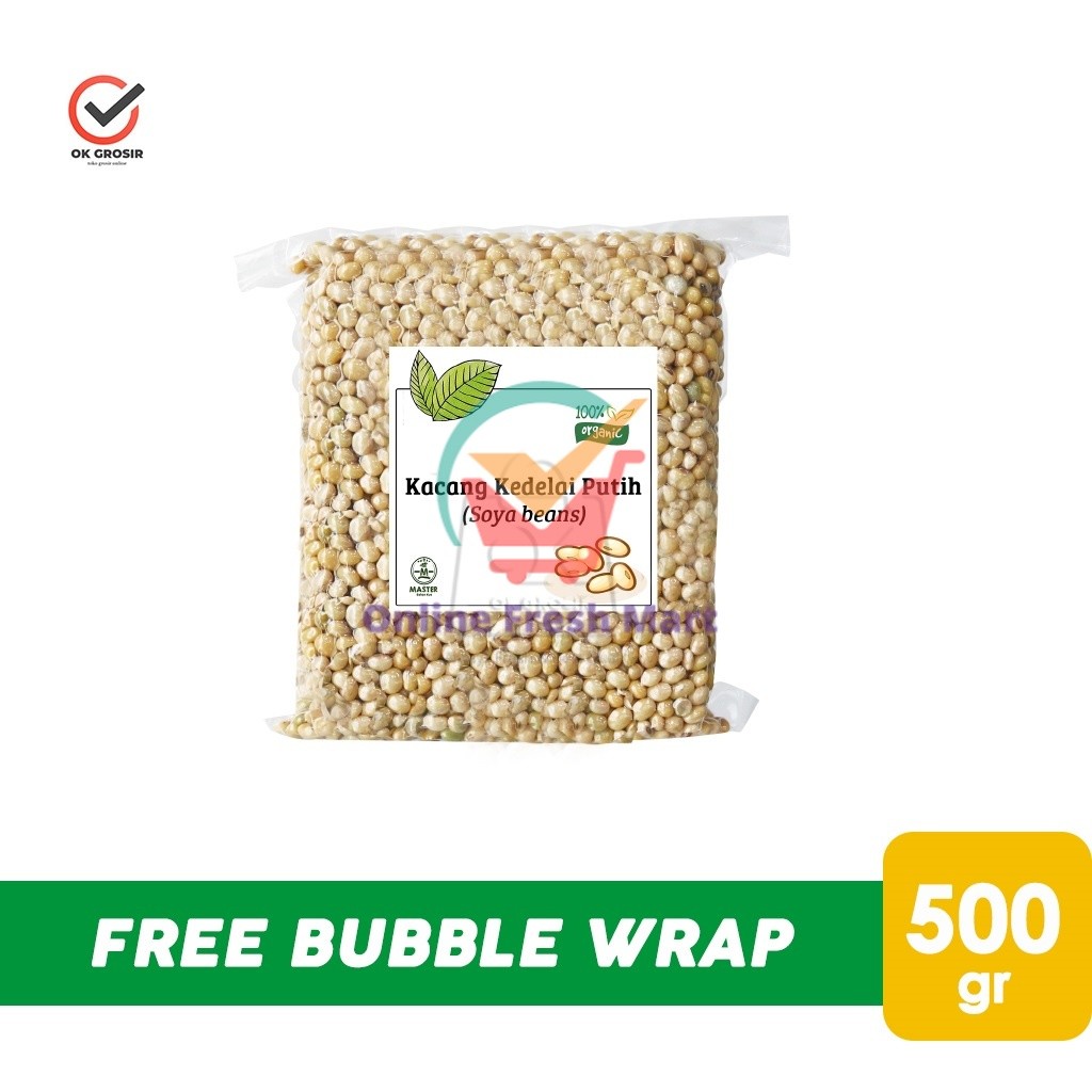 

Kacang Kedelai Putih Vacuum Pack (500gr) - Online Fresh Mart Denpasar