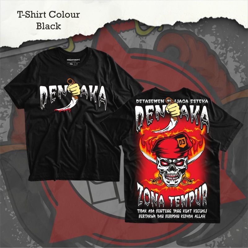 Kaos PSHW Denjaka Zona Tempur Bahan Tidak Bikin Gerah Dan Nyaman Tidak Mudah Luntur