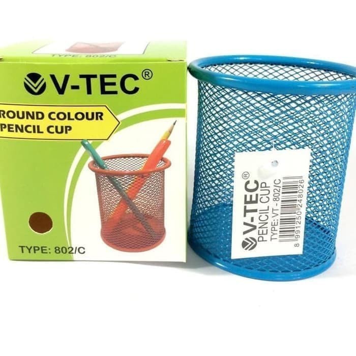 

V-TEC PENCIL CUP BULAT 802/C WARNA CAMPUR