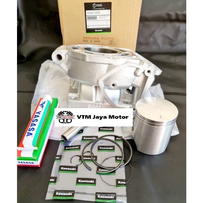 Blok Seher Komplit Plus Piston Kit Pin 15 Ninja r nina rr super kips 1855 2T VTM