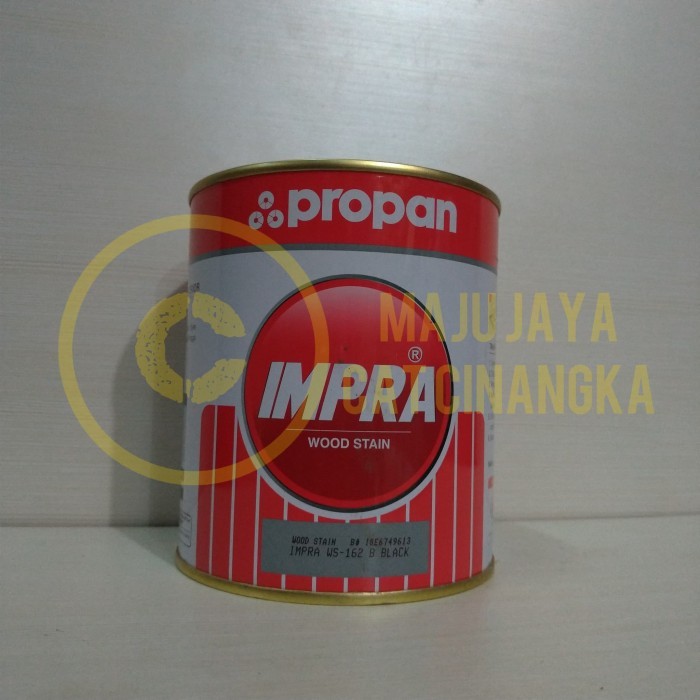 wood stain / warna kayu impra - BLACK ukuran 1kg