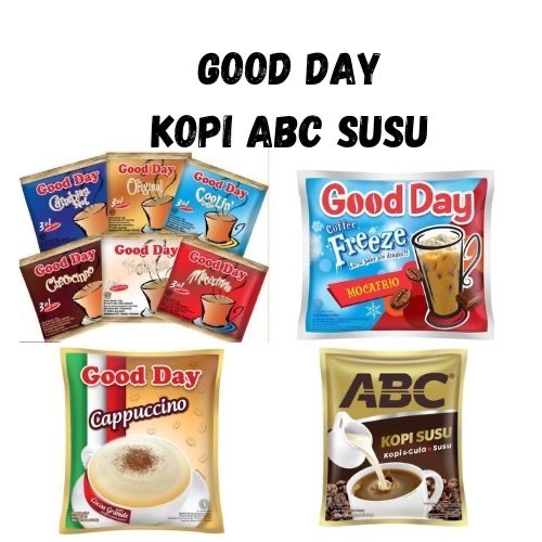 

Kopi GOOD DAY All Varian | Kopi ABC SUSU