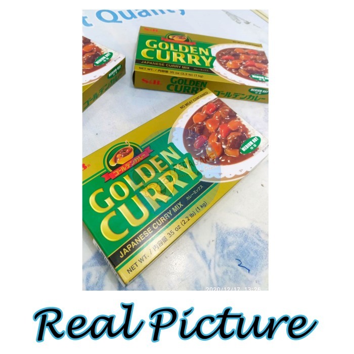 

✨TERLARIS -S&B Golden Curry 1Kg Medium Hot | Kari Blok | Kari Jepang