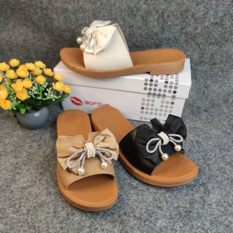 SOFIYA ORI 2212 40 TEPLEK WANITA IMPORT / SANDAL PITA / SLOP